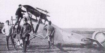 Nieuport 17 č.4214 na frontě u Nižního Tagilu 4.10.1918