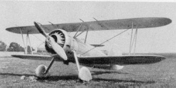První prototyp Š-231 se čtyřmi kulomety v horním křídle